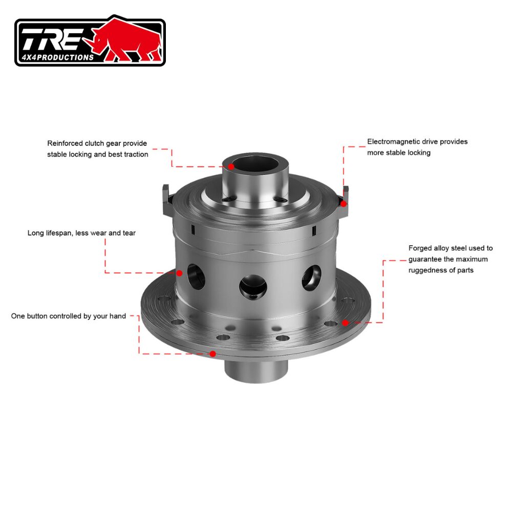TRE Elocker TE157 For Dana 44 Front/Rear 2007-18 Jeep JK Rubicon with 35 Spline, 3.73 and Down